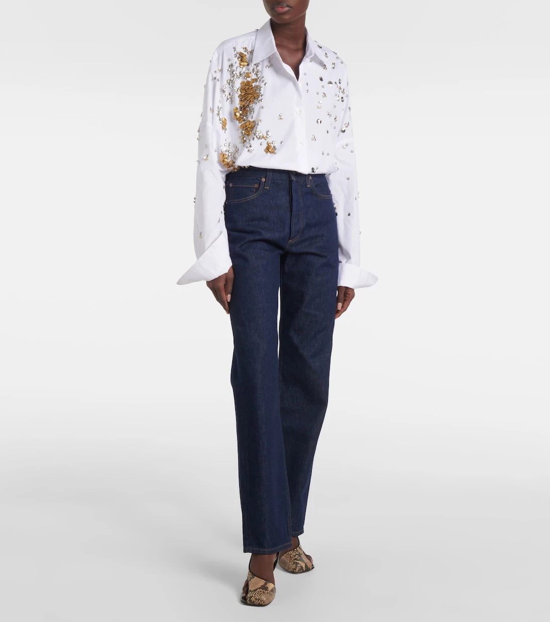 Agolde - Kelly high-rise straight jeans