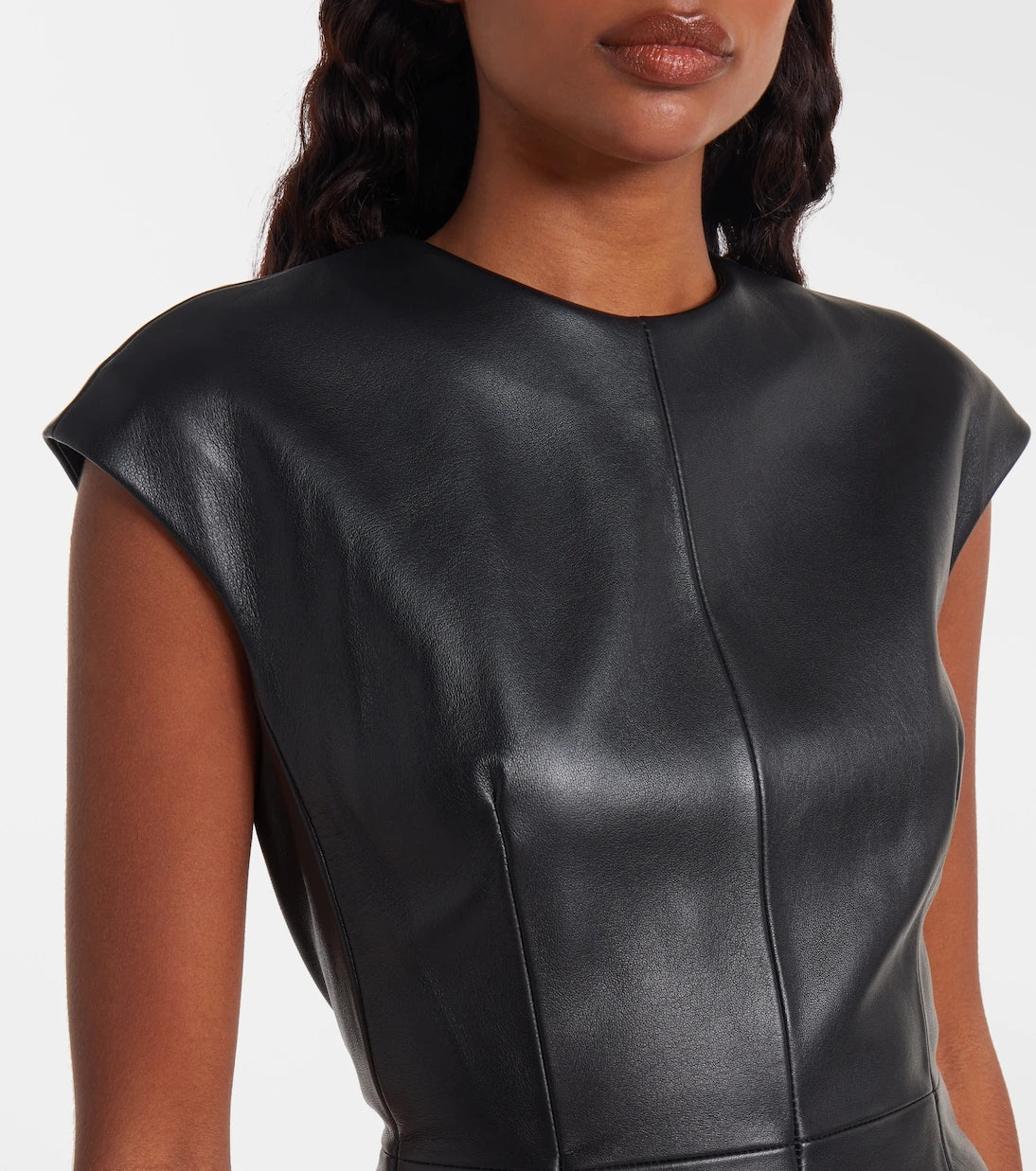 Sportmax - Terfrite leather minidress