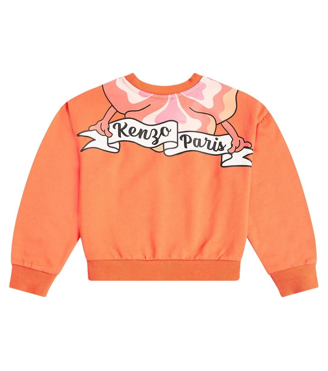 Kenzo Kids - Printed cotton-blend jersey sweatshirt