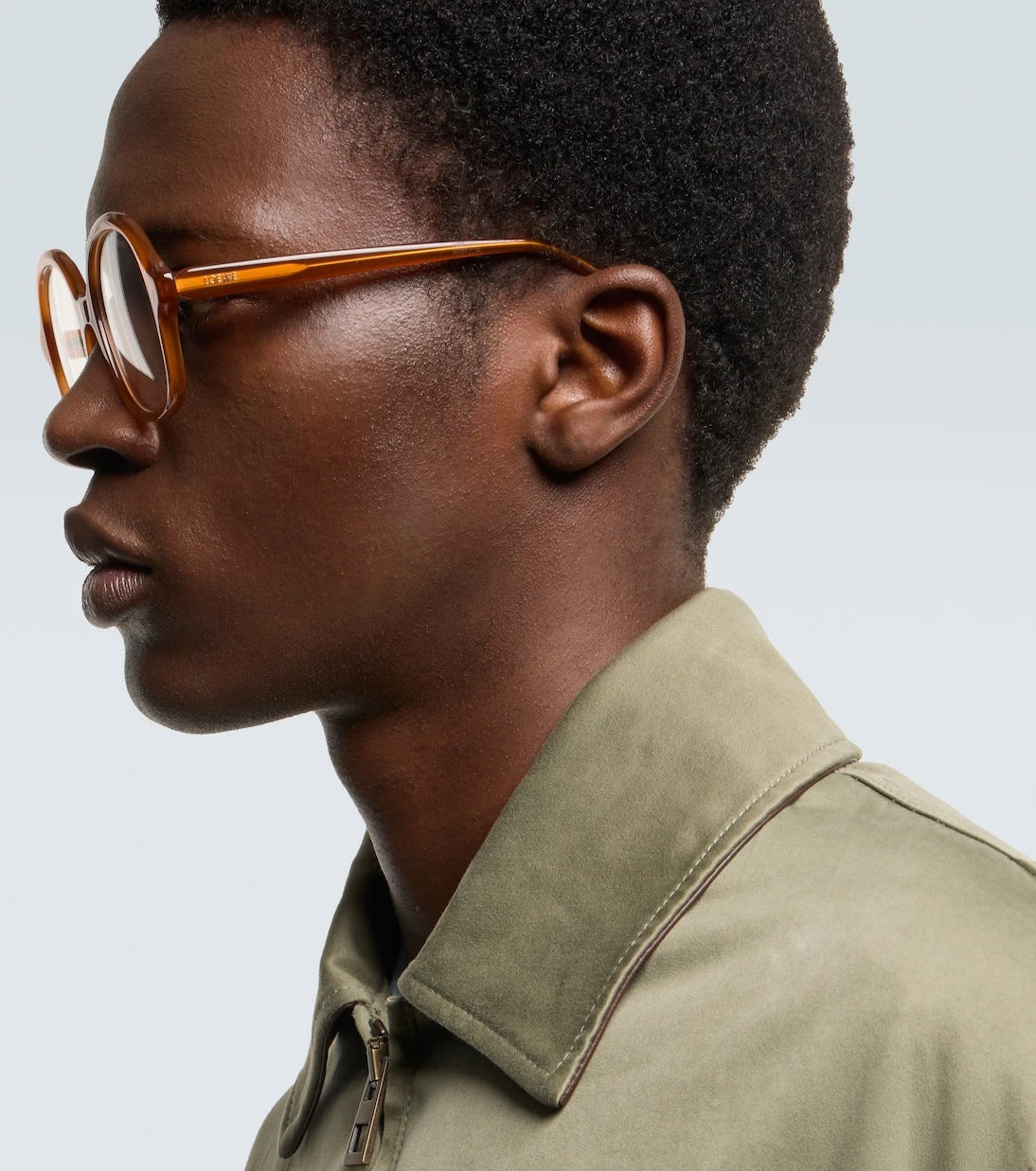 Loewe - İnce yuvarlak camlı gözlük