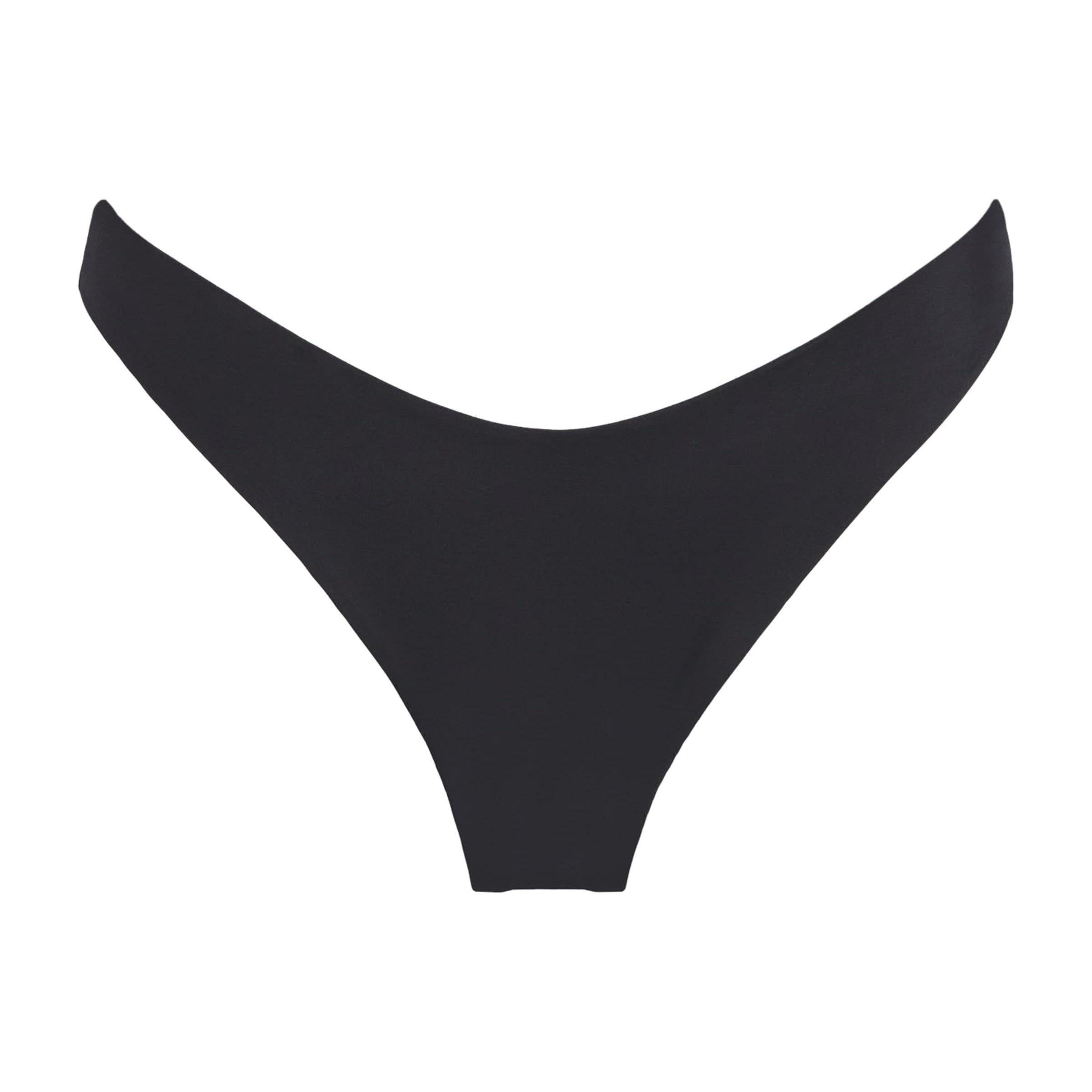 AWAY THAT DAY Black Fiji Bikini Bottoms