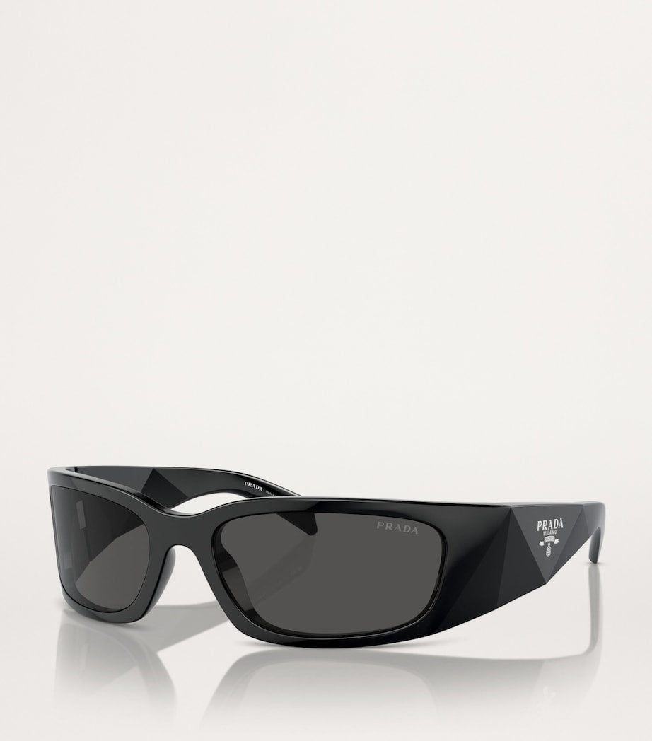 Prada Black Acetate PR A14S Sunglasses