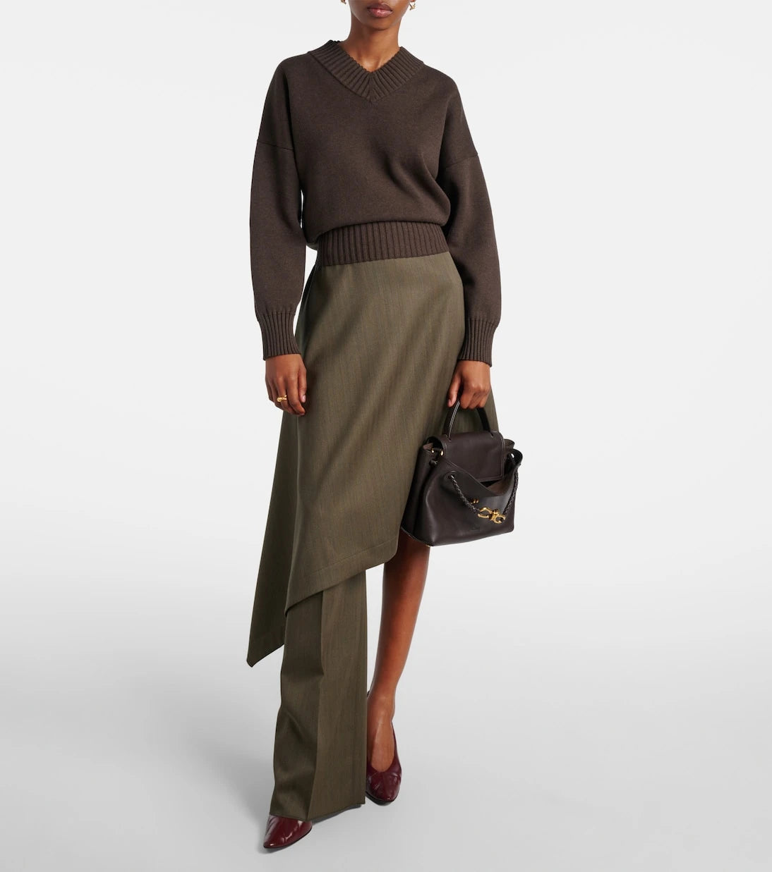 Bottega Veneta - حقيبة كتف صغيرة جلد Ciao Ciao