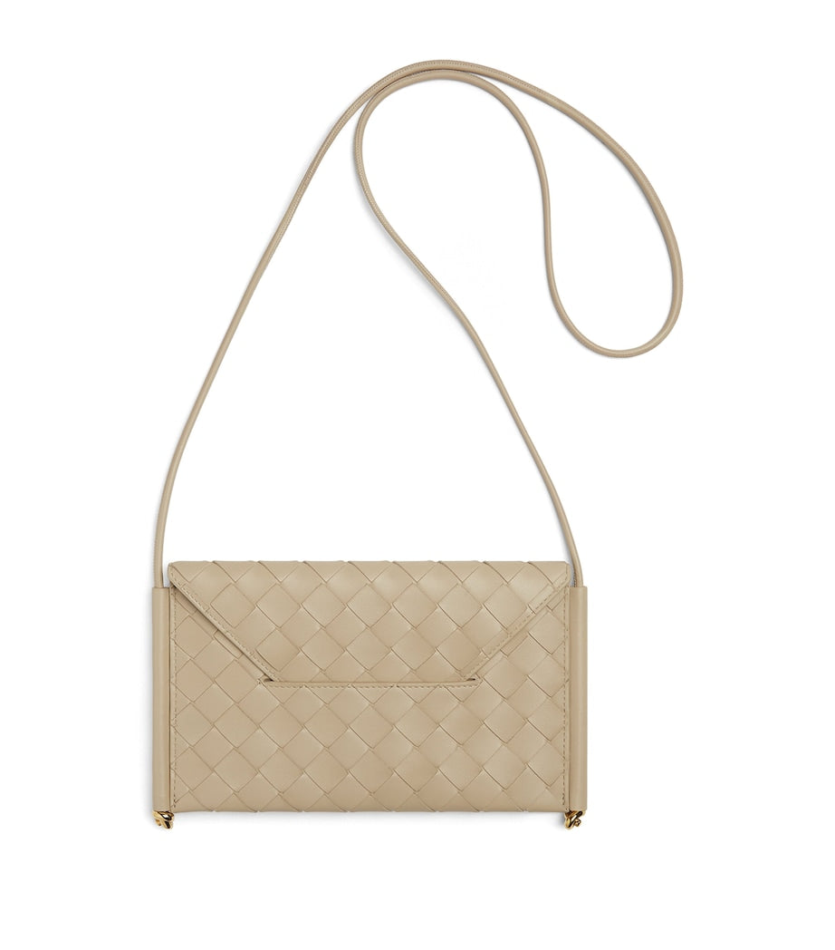 Neutral Calfskin Solstice Phone Pouch