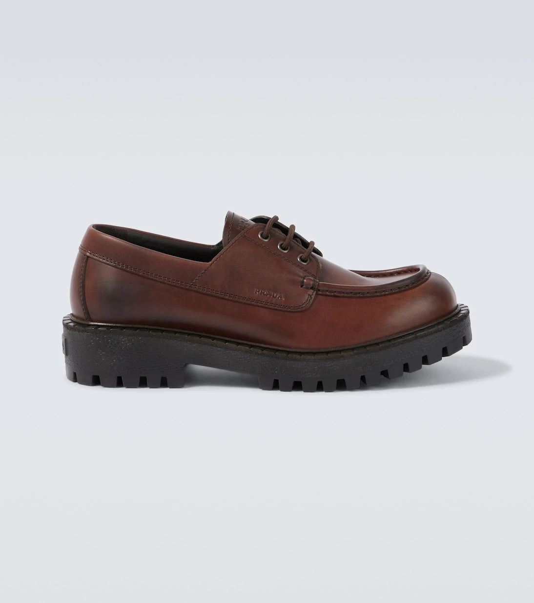 Prada - Leather loafers
