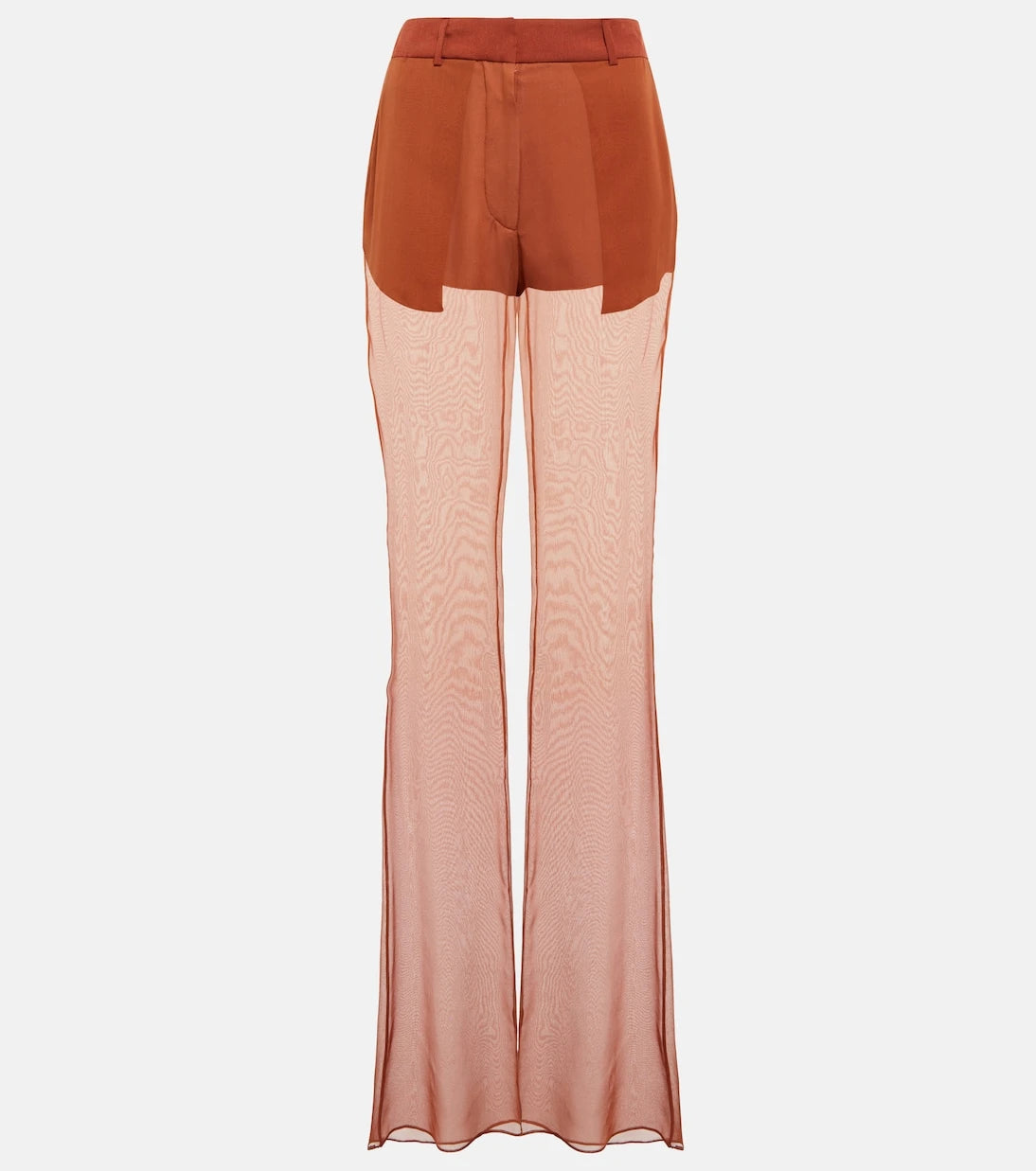 Nensi Dojaka - Mid-rise wide-leg silk pants