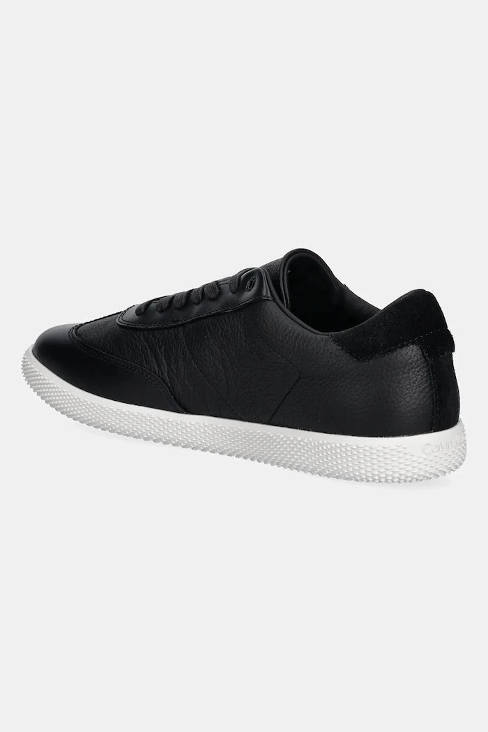Кожени маратонки Calvin Klein LOW TOP LACE UP TMBL LTH