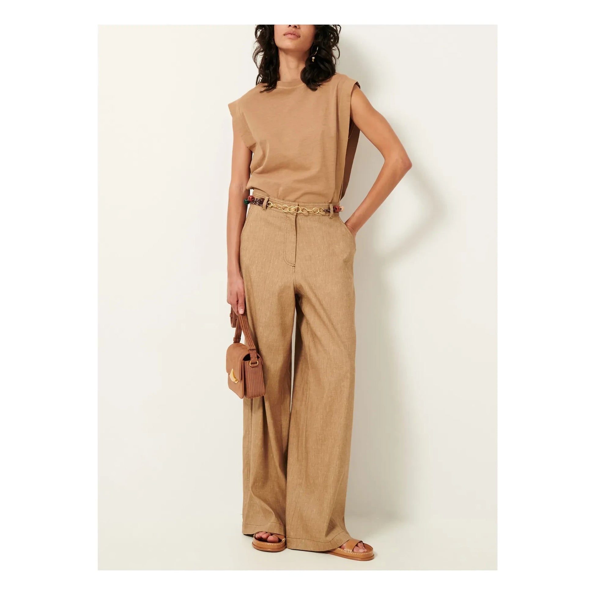 Sessùn - Orlando T-shirt | Camel