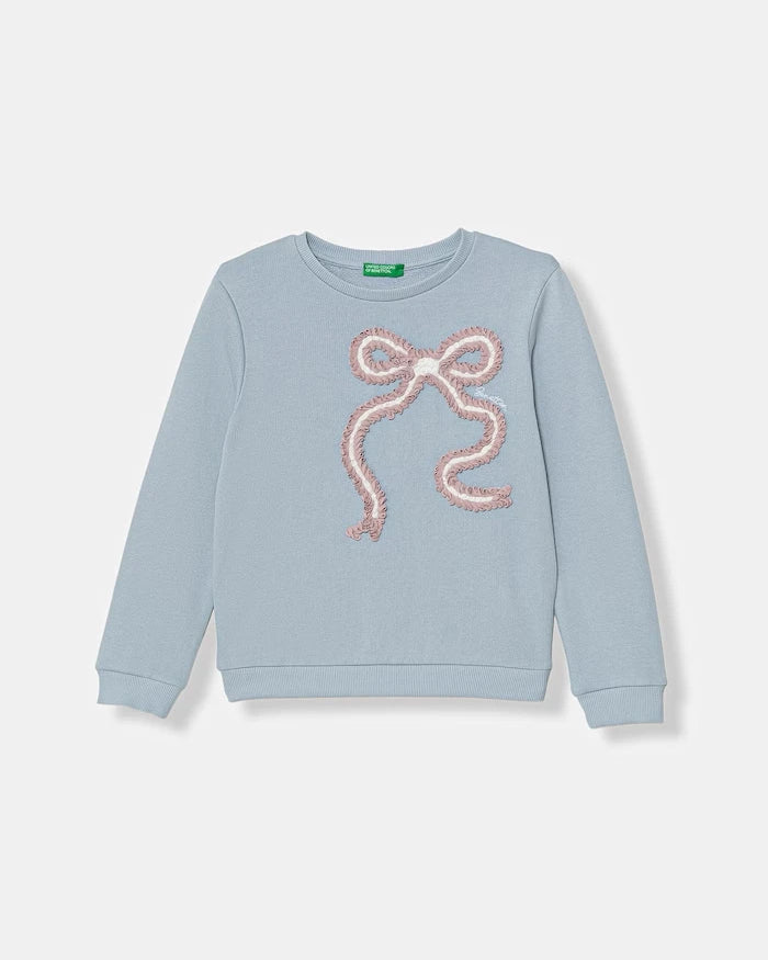 United Colors of Benetton çocuk pamuklu sweatshirt