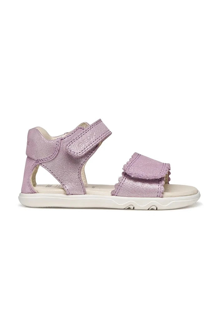 Детски сандали от кожа Geox SANDAL STEPPIEUP