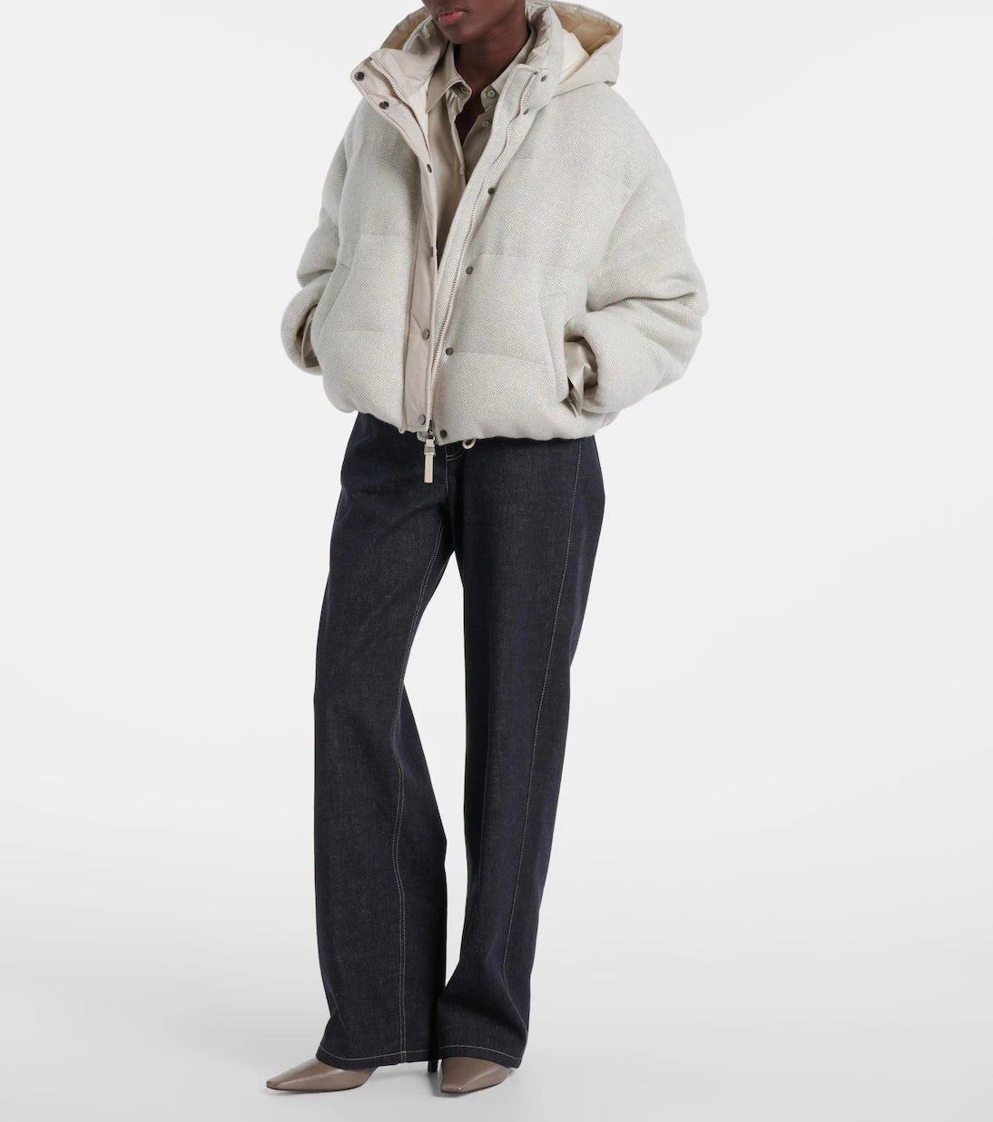 Brunello Cucinelli - Cashmere-blend down jacket