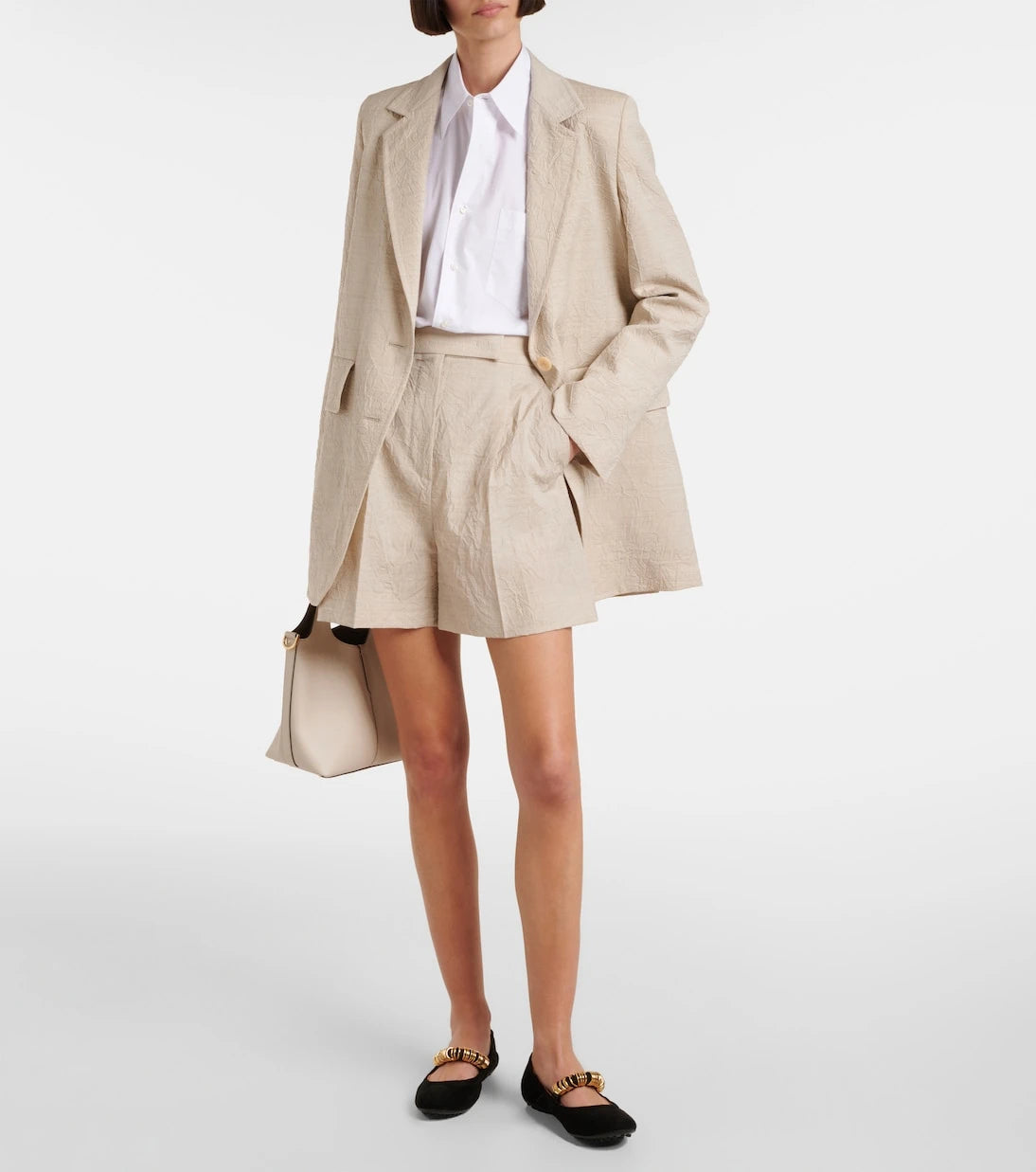 Tod's - حذاء ماري جين المسطح من جلد الشامواه