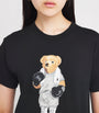 Polo Ralph Lauren Black Cotton Polo Bear T-Shirt