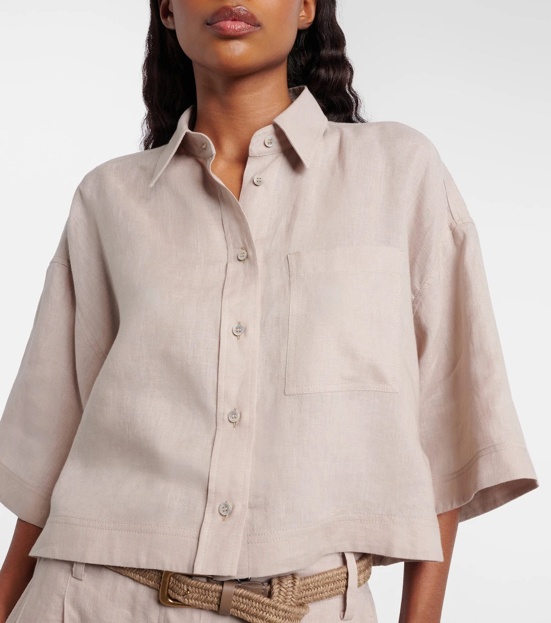 Brunello Cucinelli - Oversized linen shirt