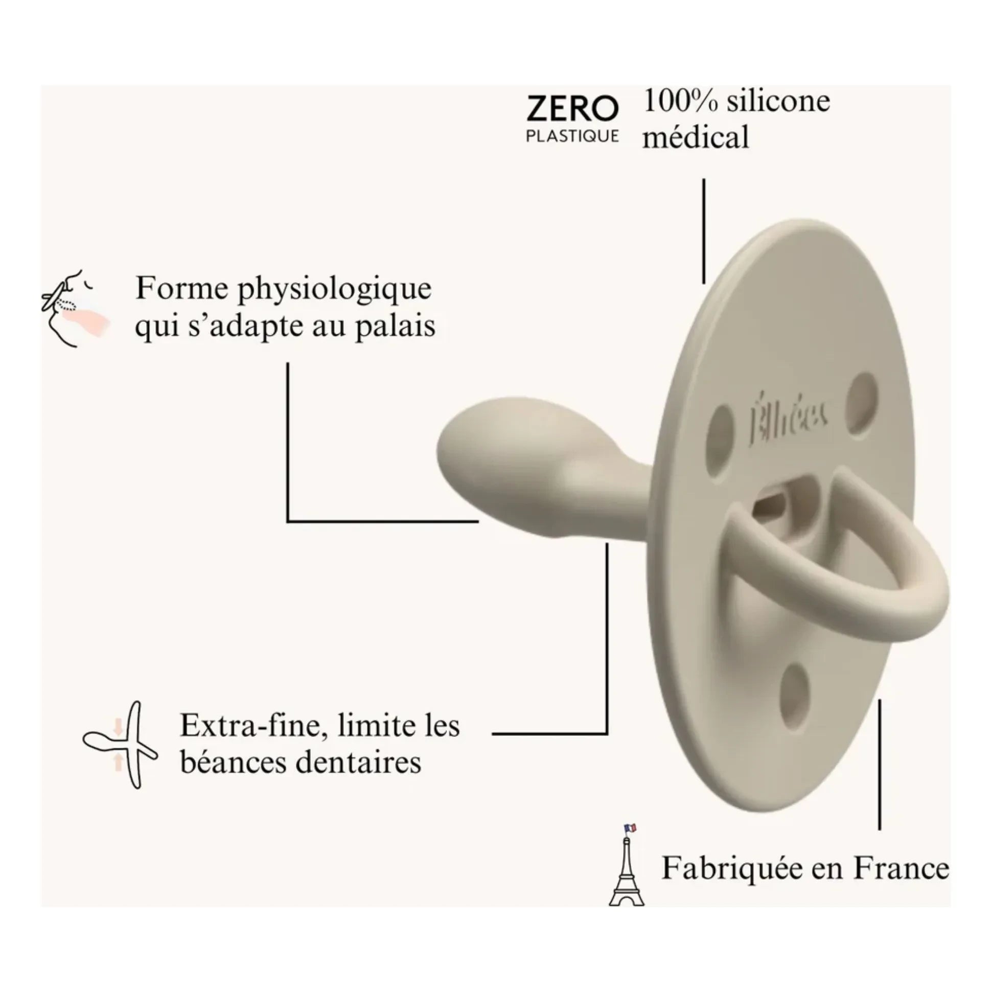 Elhée - Choochoo medical silicone teat | Mint Green