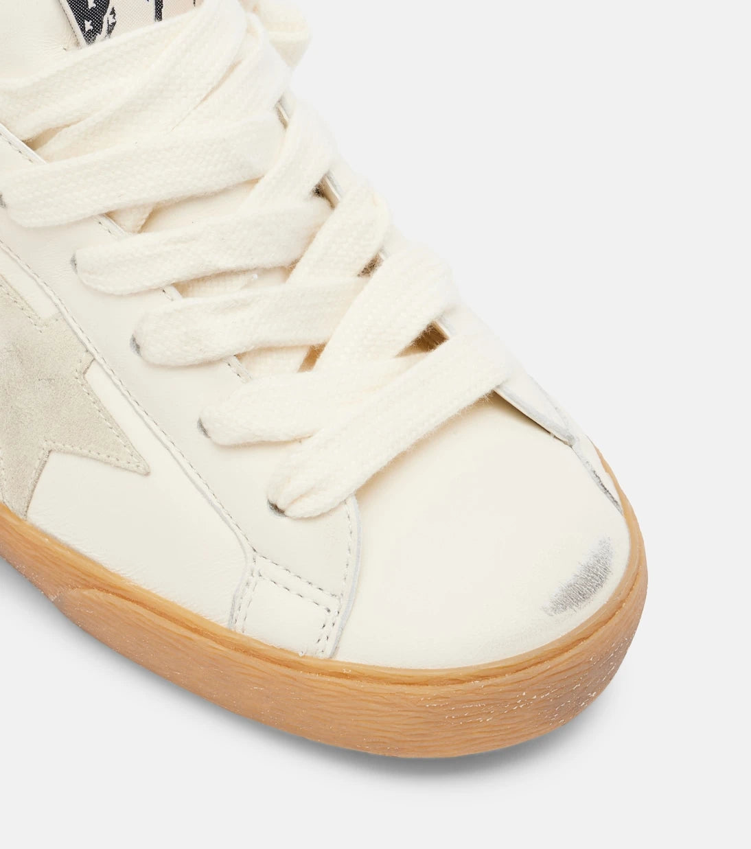 Golden Goose - Super-Star shearling-lined leather sneakers