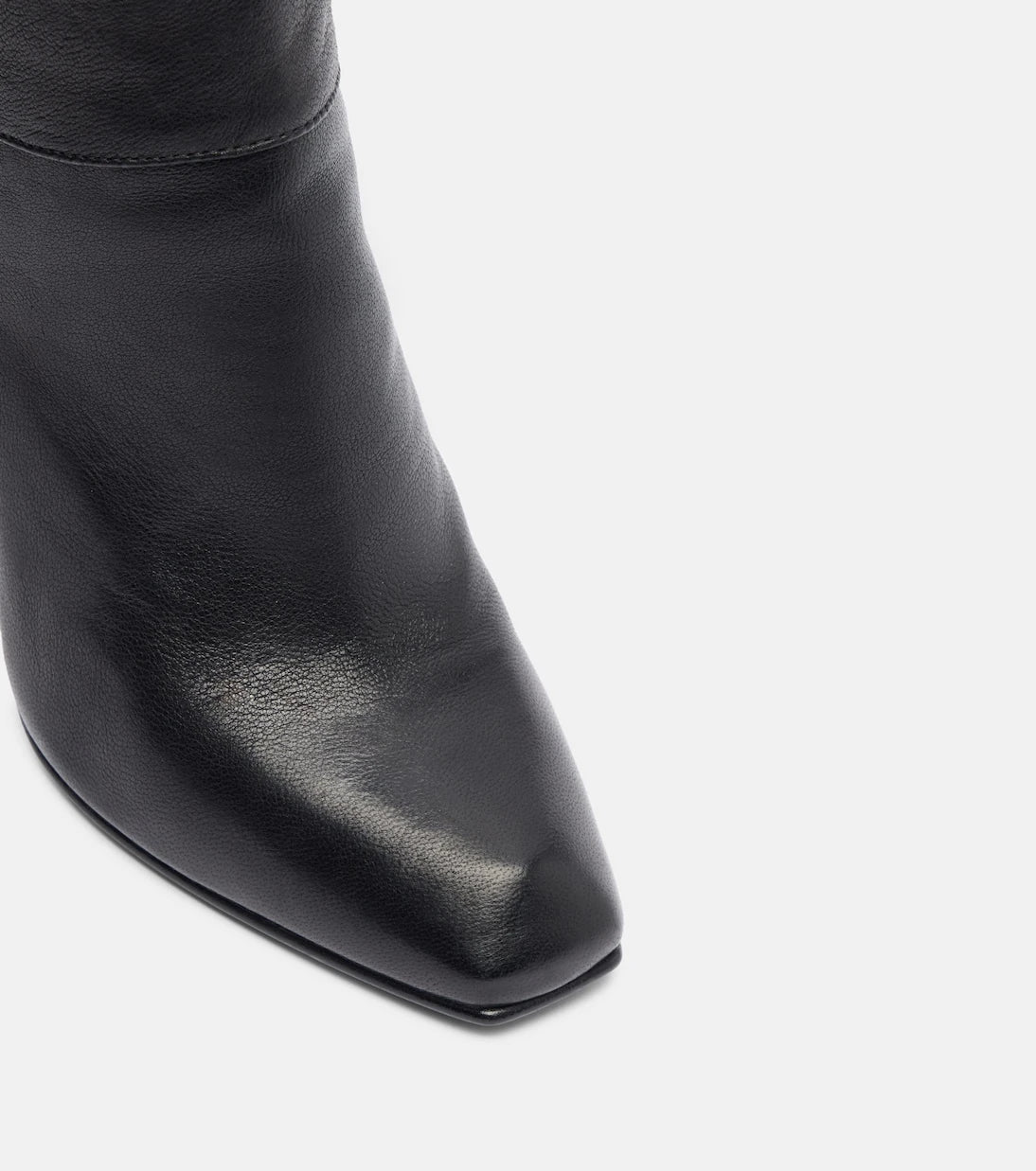McQueen - Horn Heel leather knee-high boots