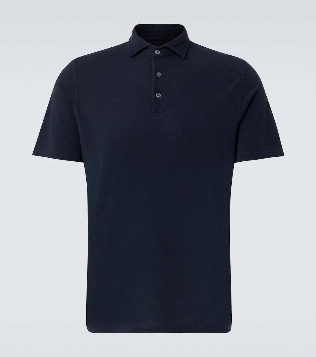 Fedeli - Cotton piqué polo shirt