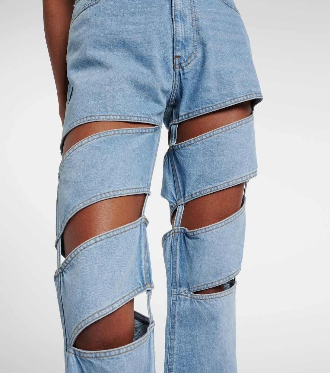 Coperni - Spiral straight jeans