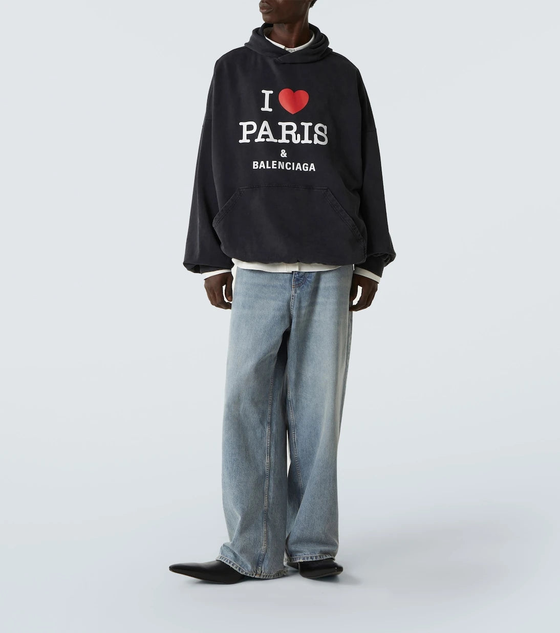 Balenciaga - حذاء ديربي من جلد الأوبرا
