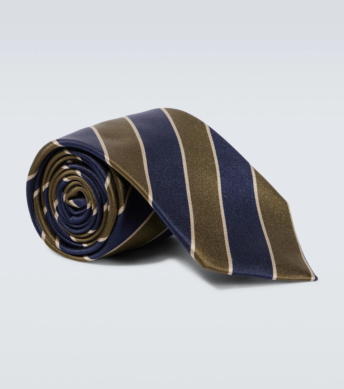 Saint Laurent - Striped silk twill tie