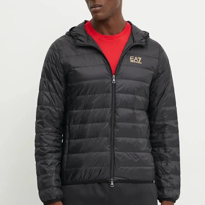 Пухено яке EA7 Emporio Armani