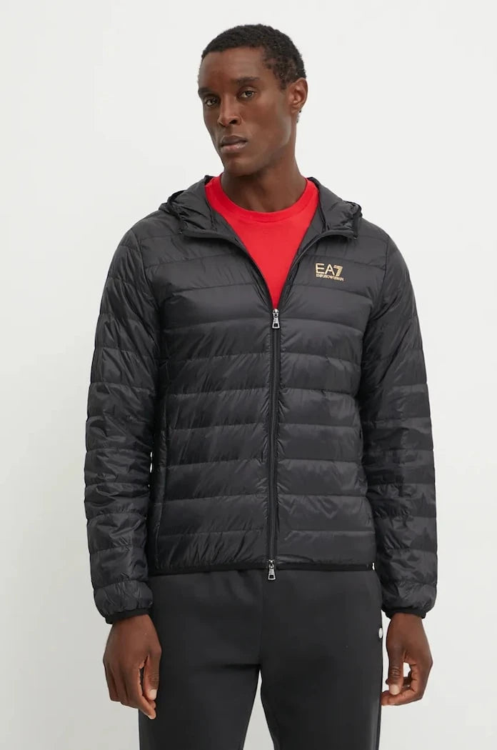 Пухено яке EA7 Emporio Armani