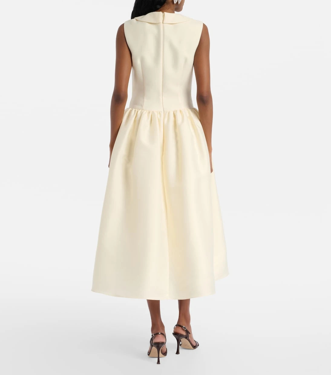 Self-Portrait - Taffeta midi dress
