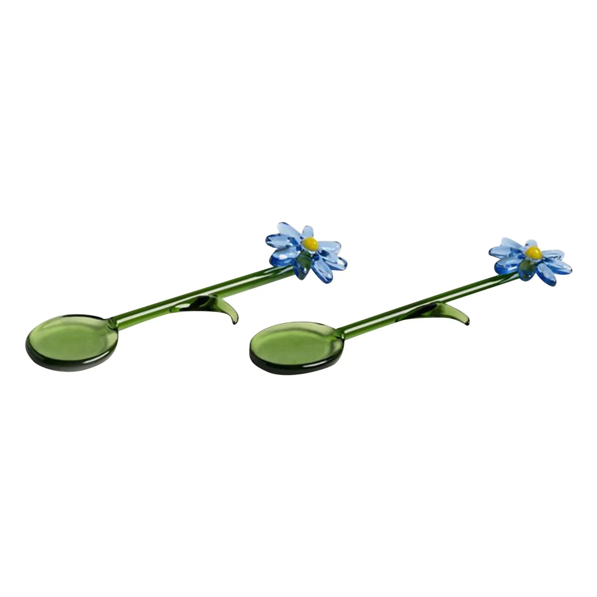 &Klevering - Spoons Flora - Set of 2 | Blue
