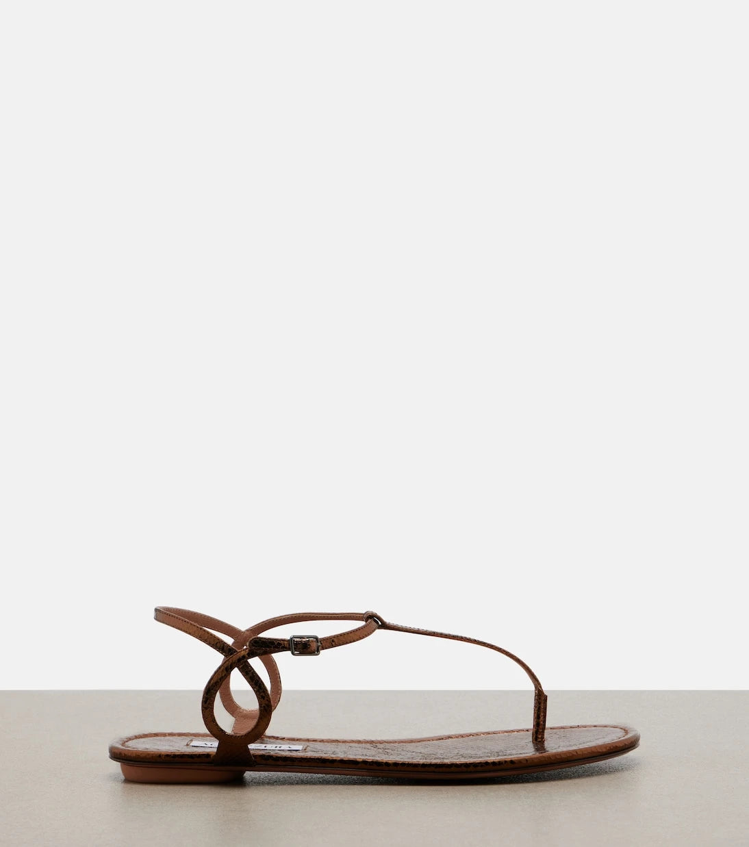 Aquazzura - Almost Bare leather thong sandals