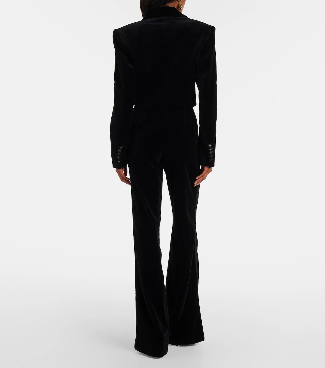 Costarellos - Cotton velvet blazer