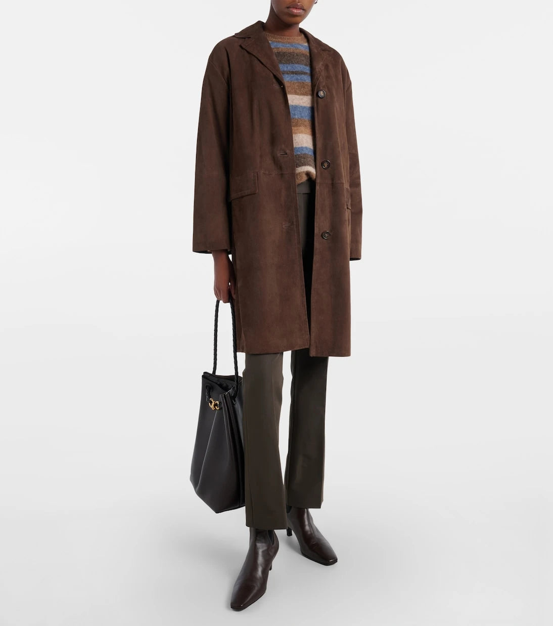 'S Max Mara - بنطال فاتينا قصير بقصة مستقيمة
