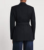 Navy Tie-Waist Virginia Blazer