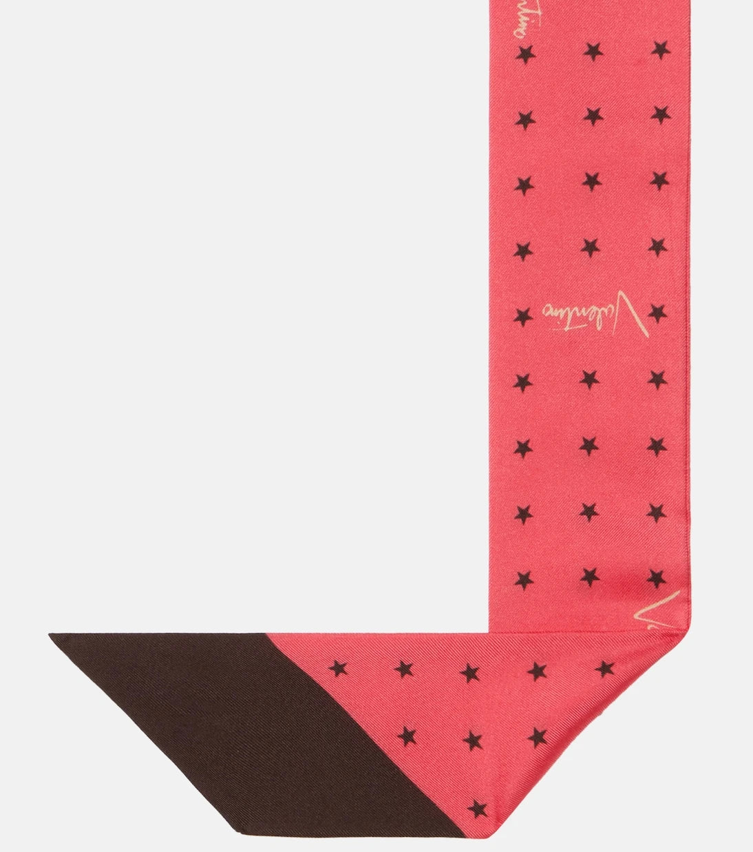 Valentino - Printed silk twill scarf