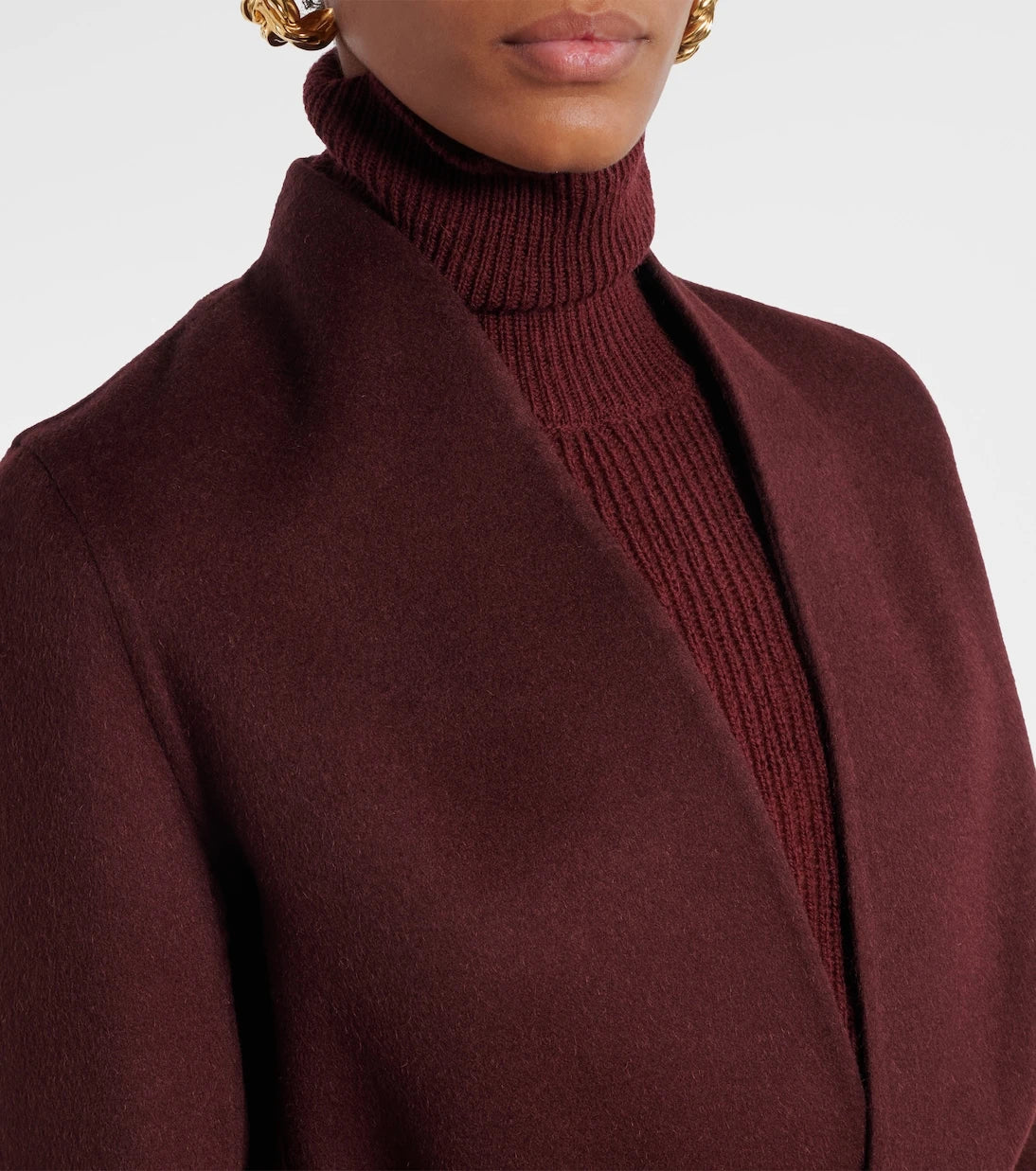 Max Mara - Harold camel hair wrap coat