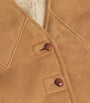 Blazé Milano Brown Shearling Tatoosh Gilet