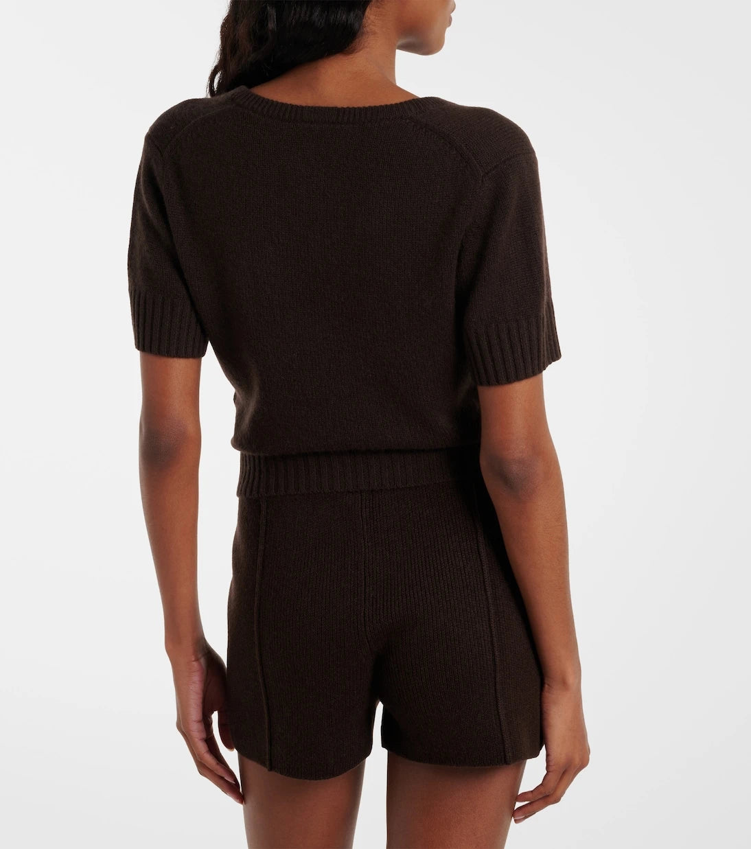 Jardin des Orangers - Wool and cashmere shorts