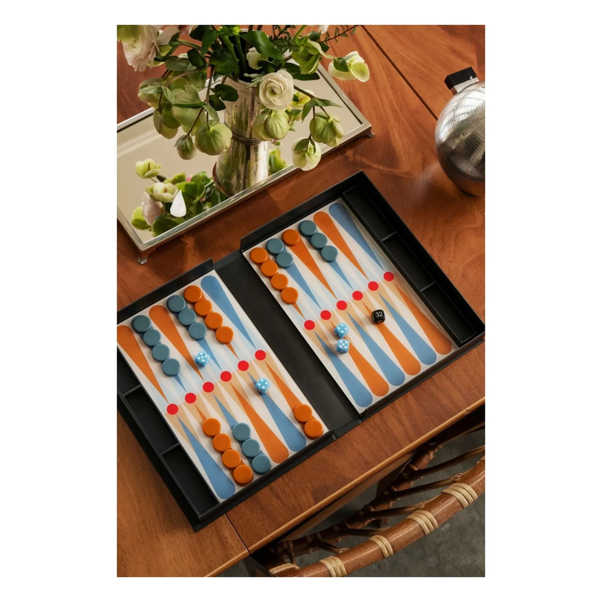 PrintWorks - Backgammon game | Dark grey