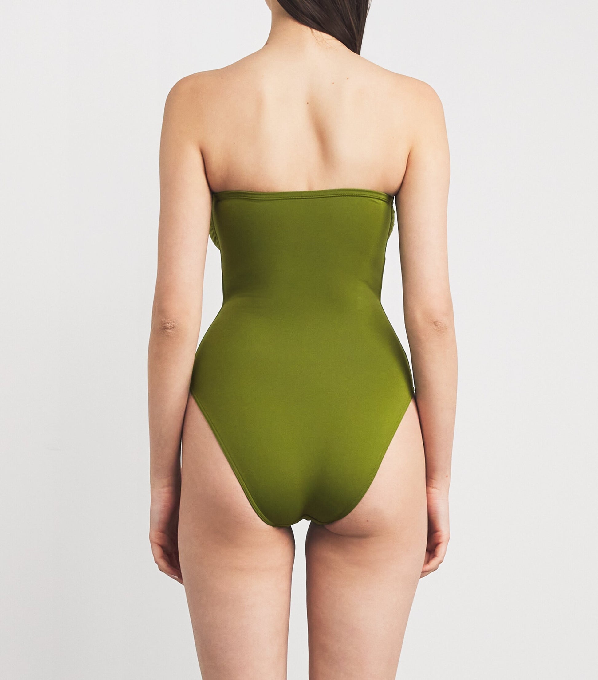 Eres Green Strapless Cassiopée Swimsuit