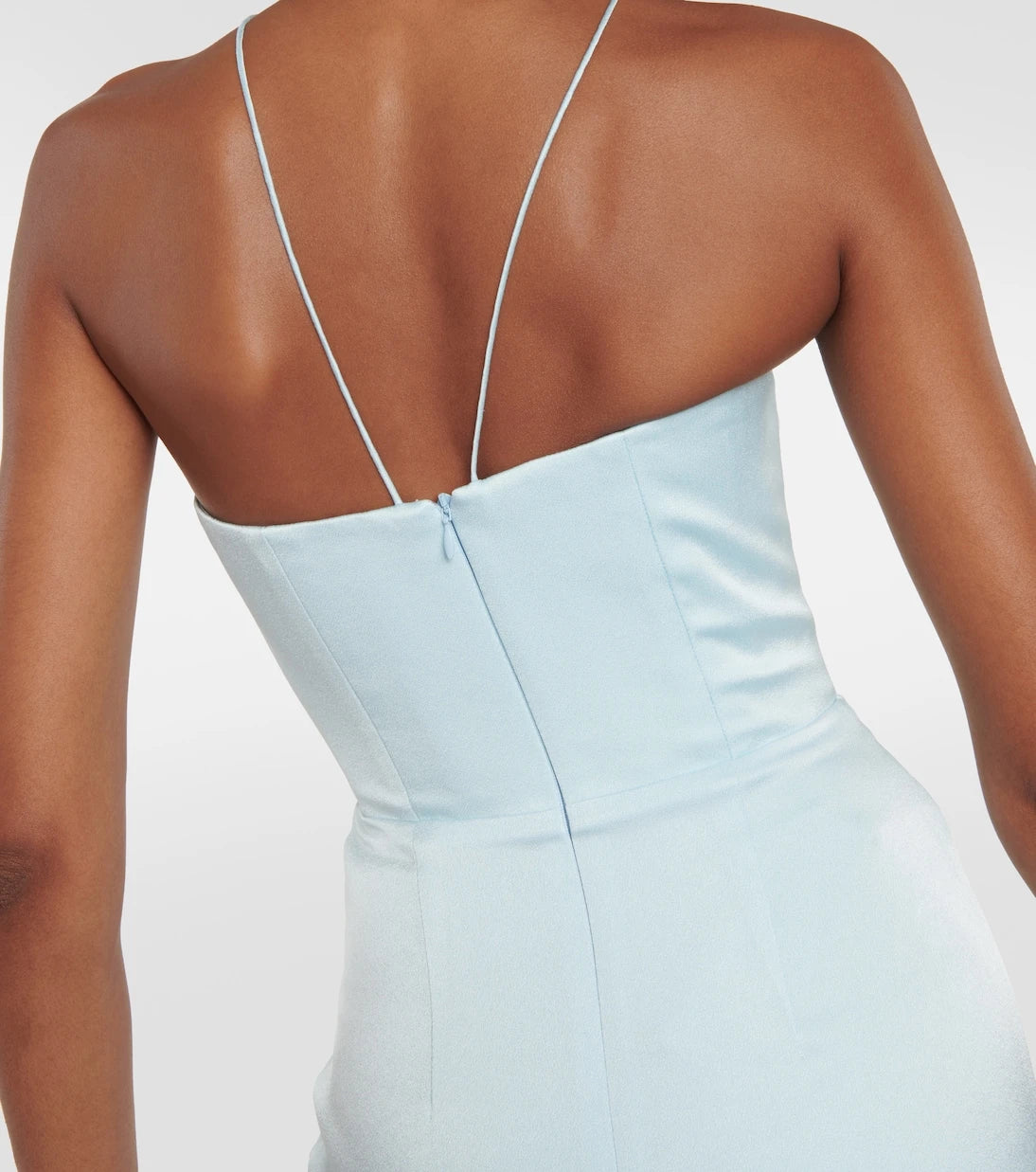 Alex Perry - Conley satin crêpe maxi dress