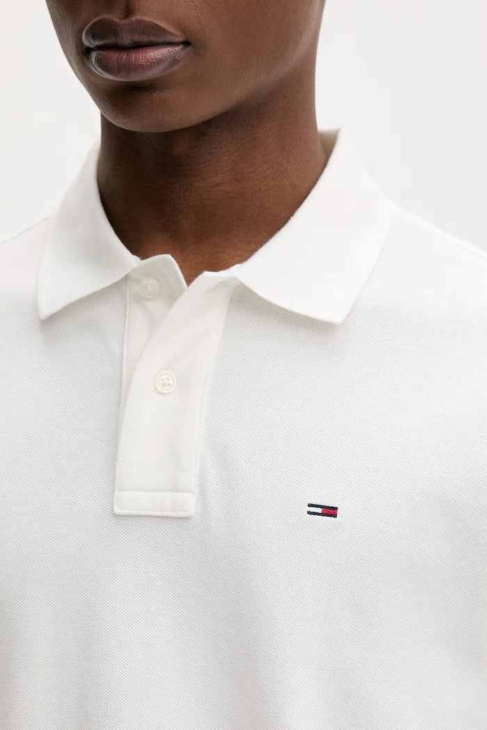 Tommy Jeans erkek pamuklu yakalı tişört