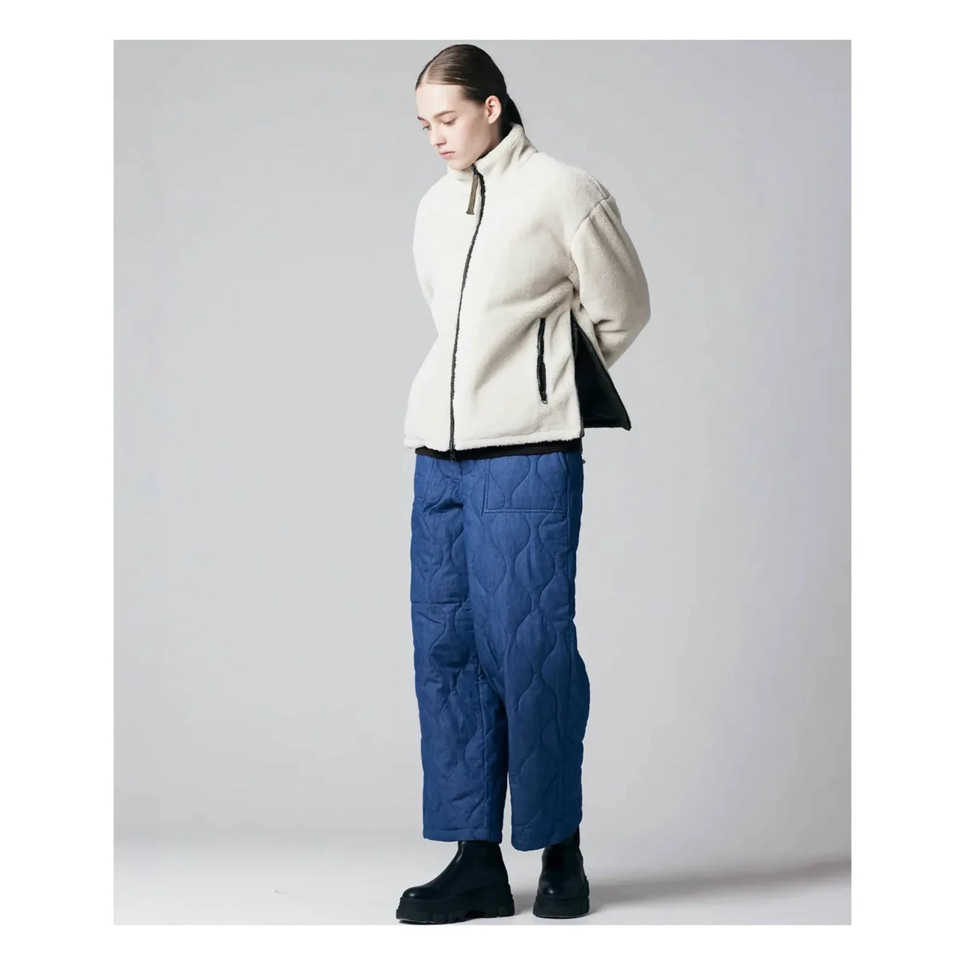 Taion - Military Reversible Stand-up Collar Jacket | Olive