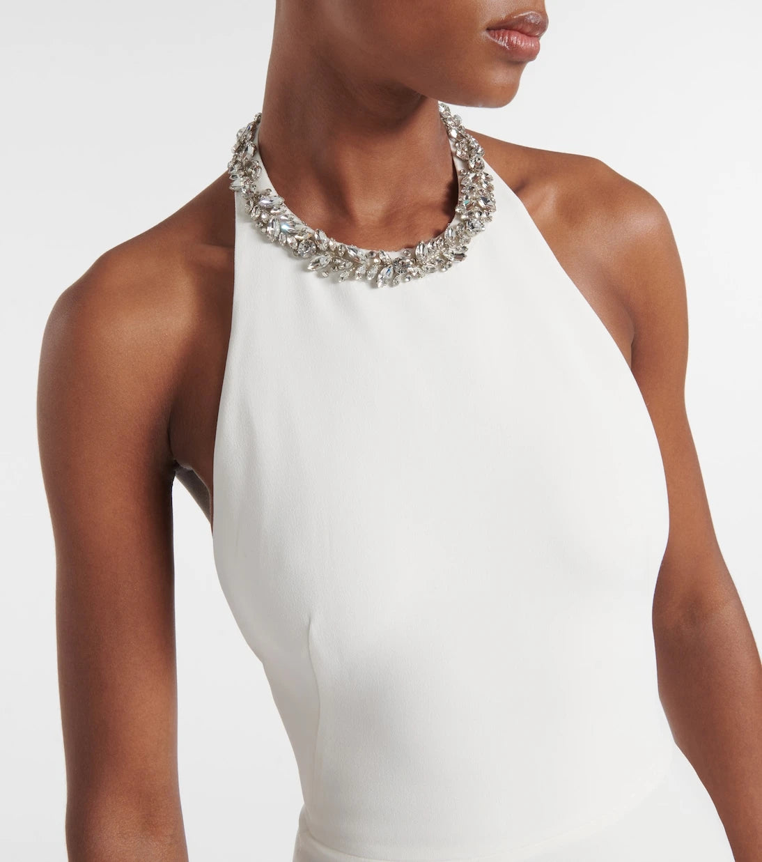 Givenchy - Crystal-embellished open-back gown