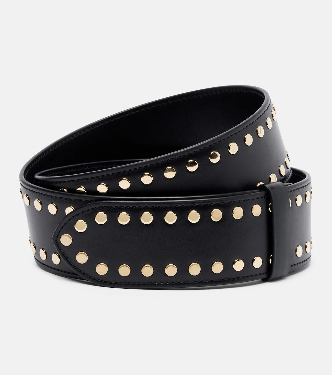 Khaite - Theo studded leather belt