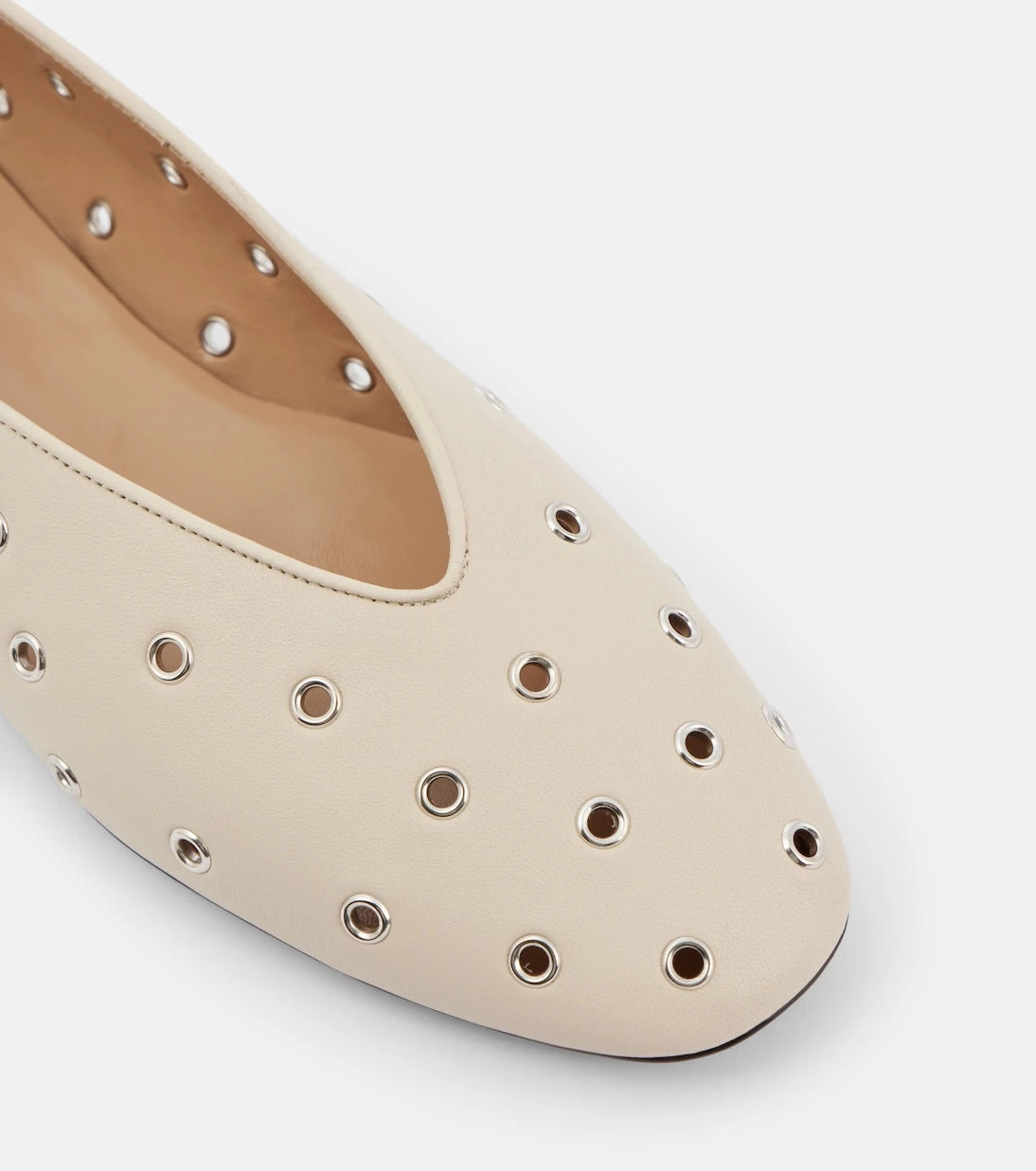 Le Monde Béryl - Regency embellished leather ballet flats