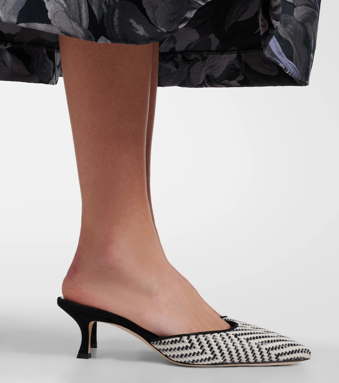 Manolo Blahnik - BB woven pumps