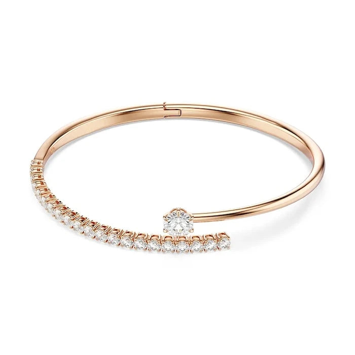 Swarovski kadın altın kaplama zirkon MATRIX bileklik