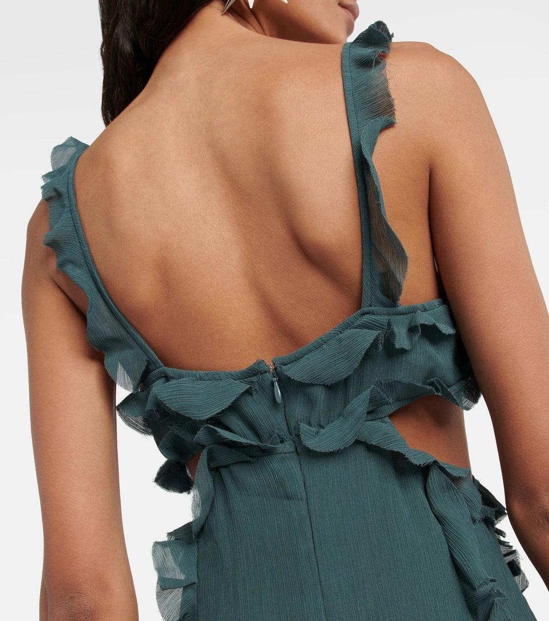 Acne Studios - Crêpe cutout midi dress
