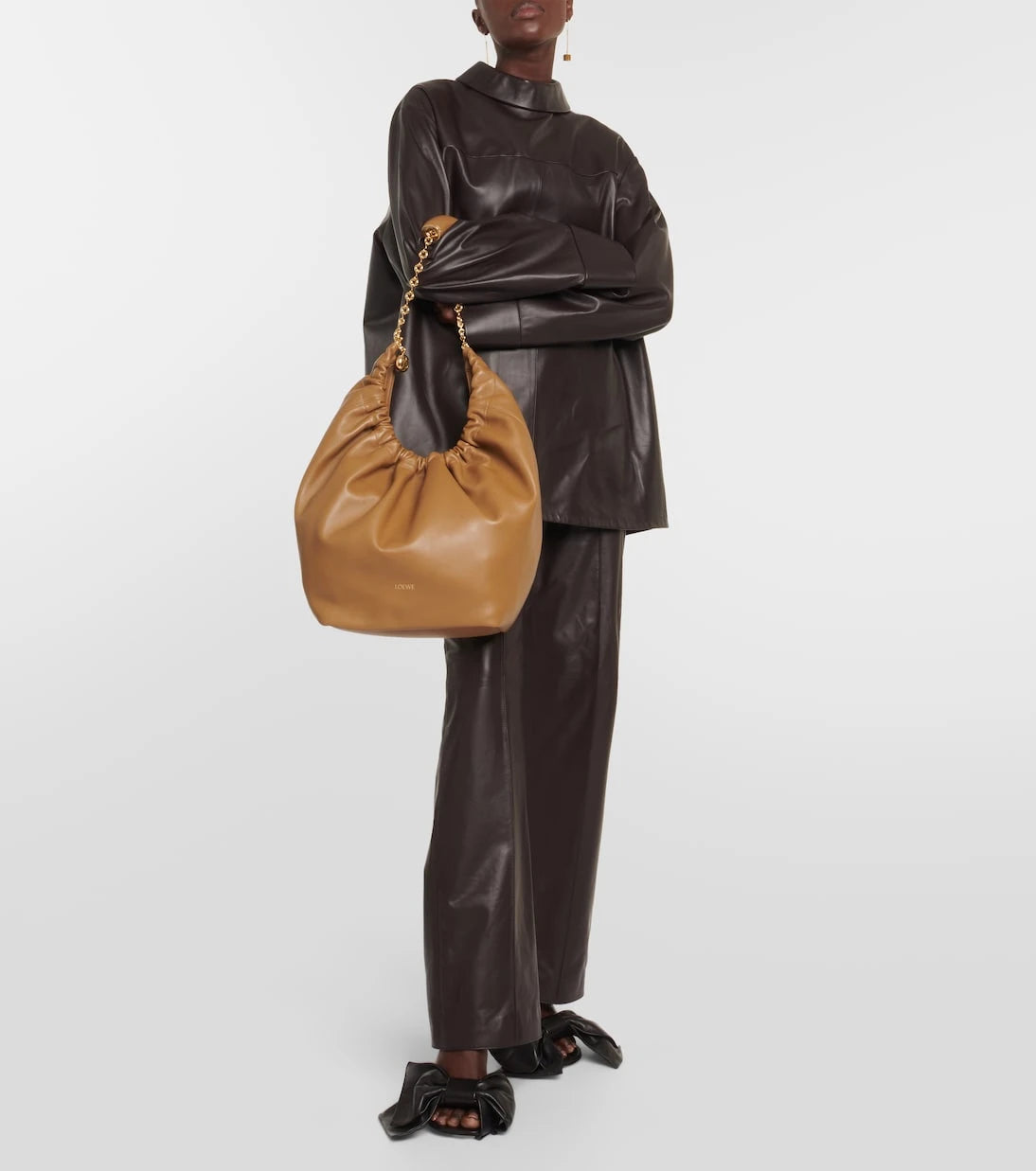 Loewe - Squeeze Medium leather shoulder bag