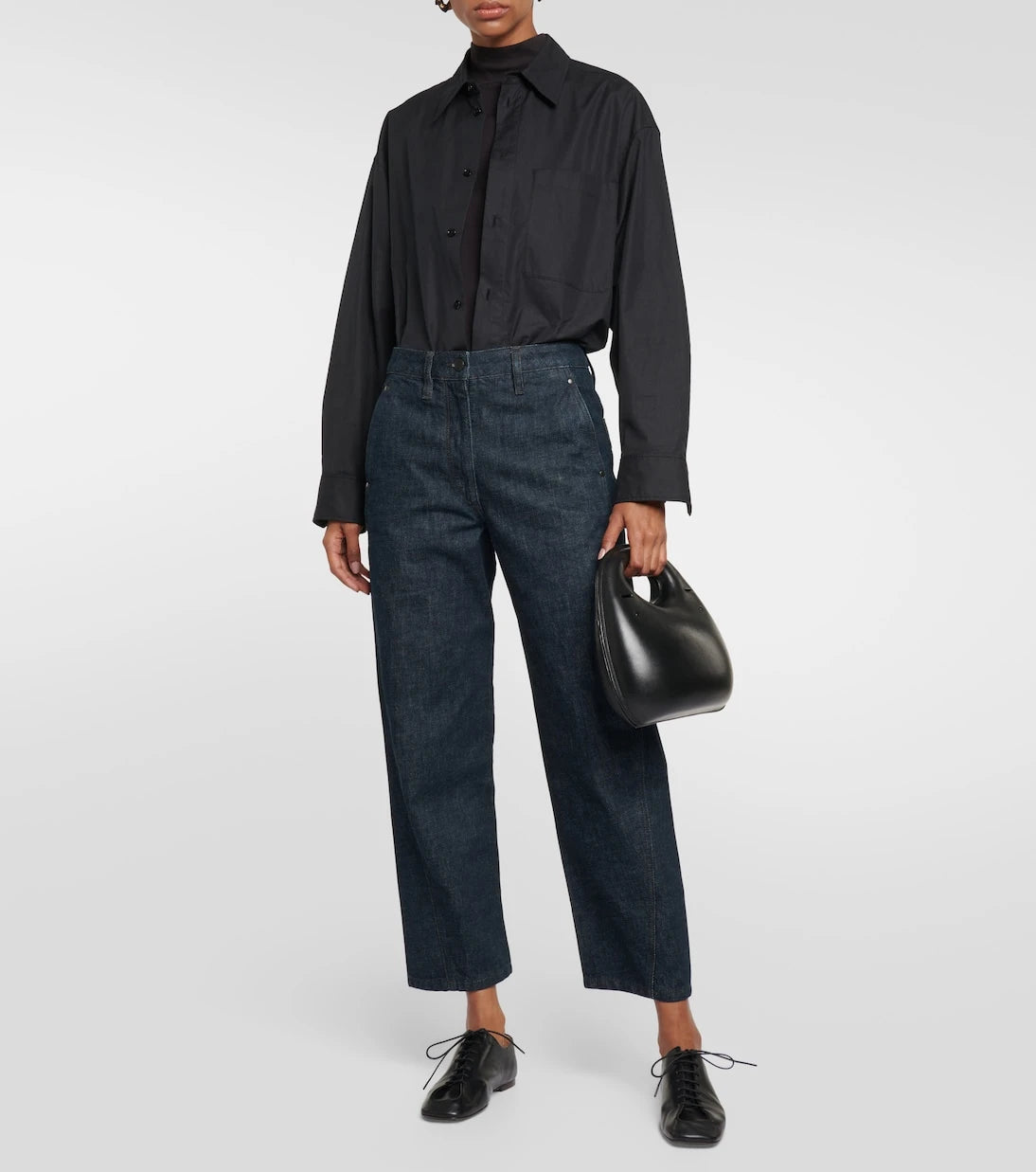 Lemaire - Souris leather Derby shoes